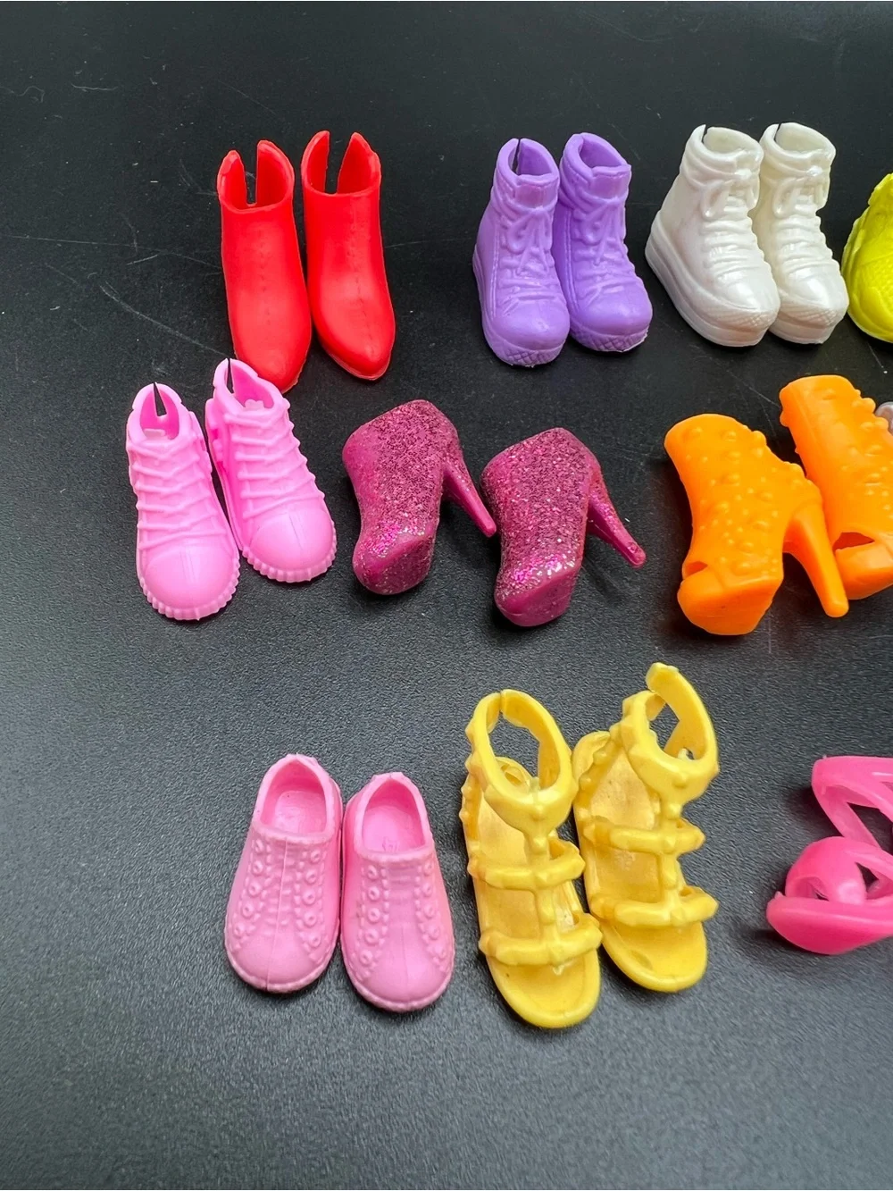 Barbie Skipper Chelsea Doll Shoes Lot Of 13 Pairs Heels Boots Sandals Modern